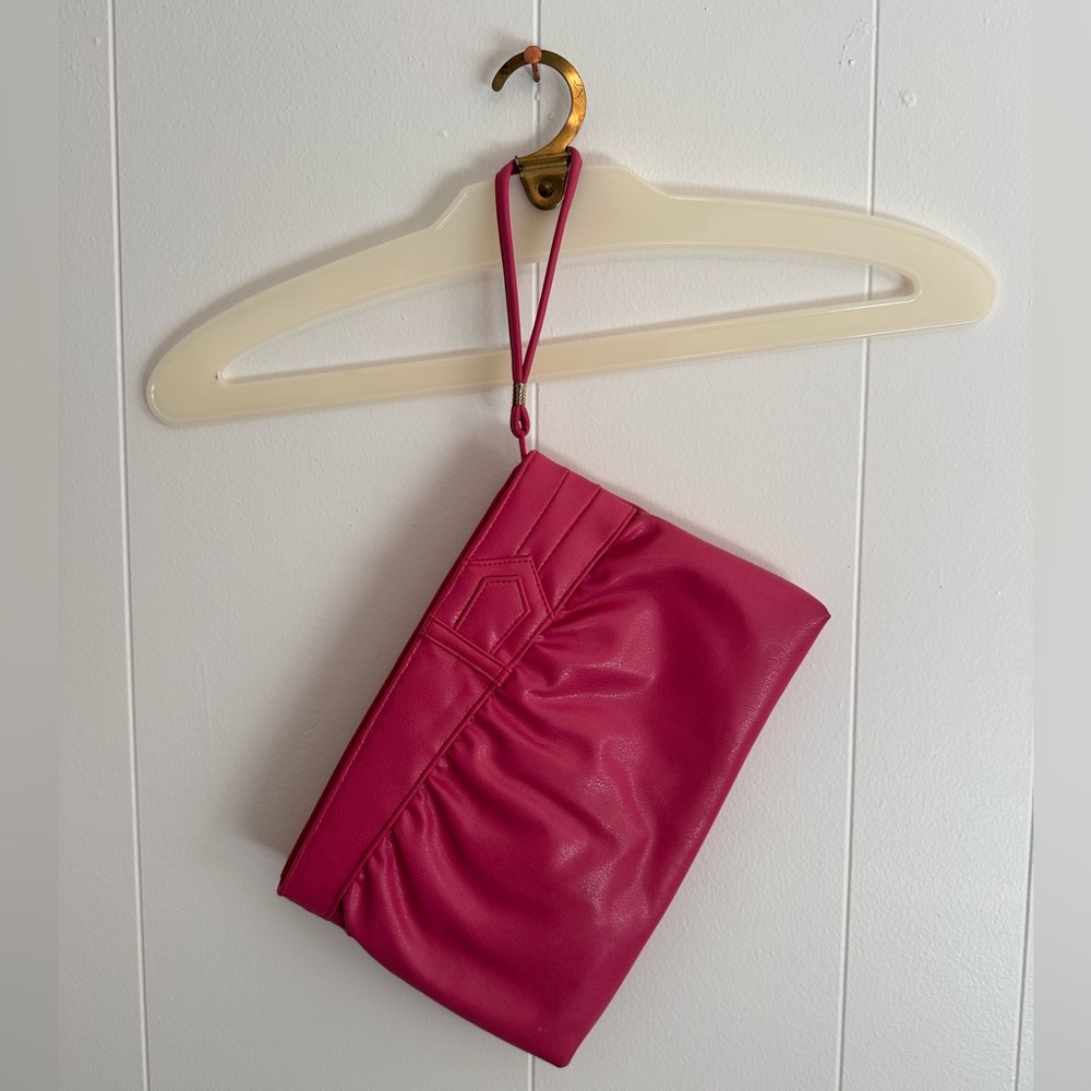 Vintage Pink Clutch Bag